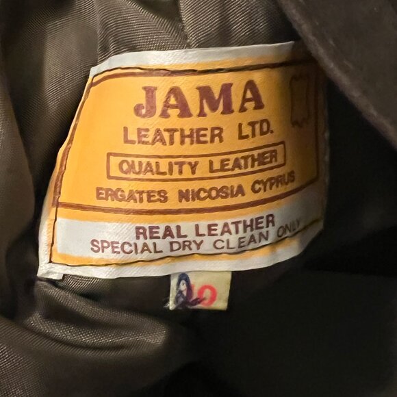 Vintage Suede Leather Matching Set Suit Oversized High Rise Long Unique Luxury - Picture 10 of 13